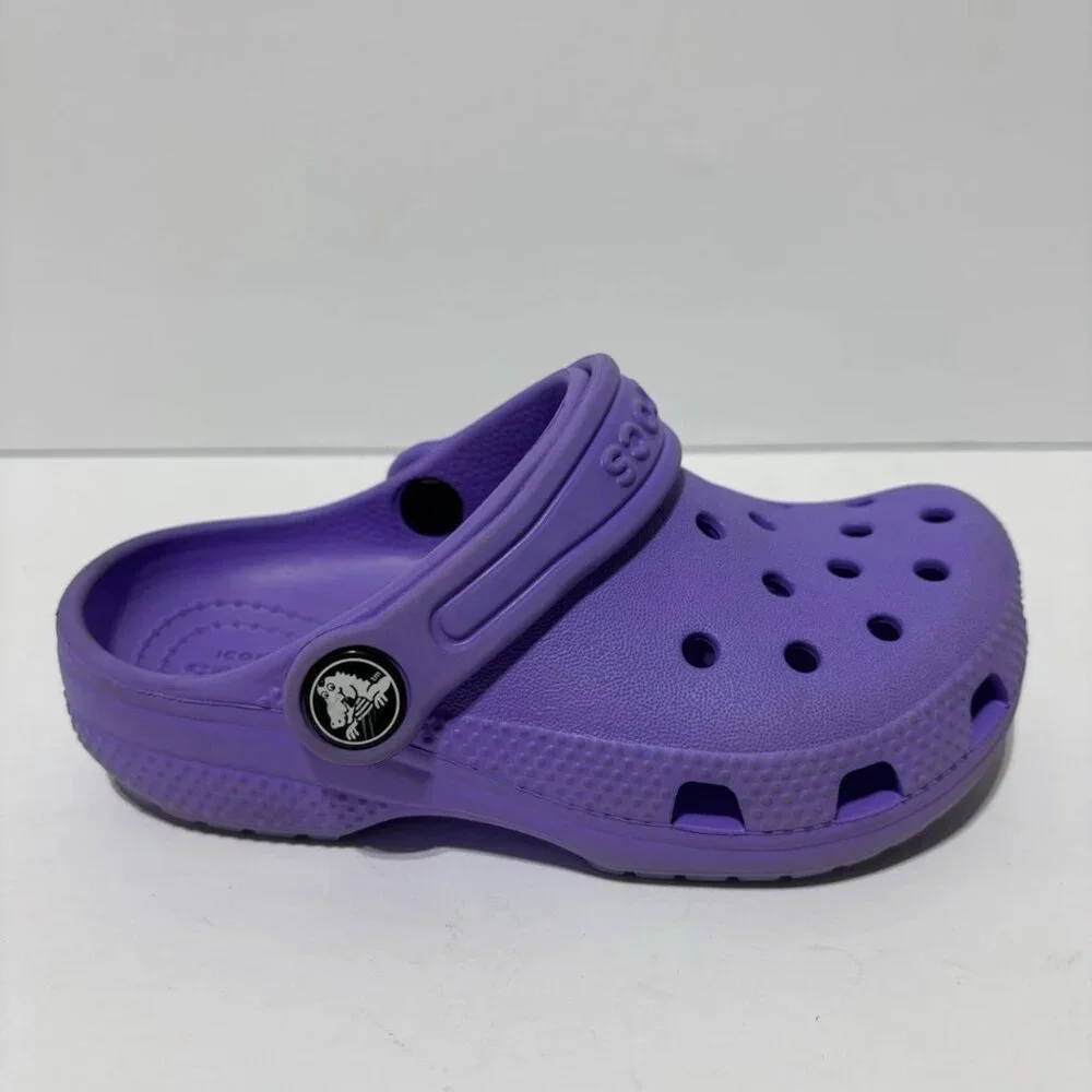 Crocs Toddlers’ Classic Clogs Purple, Girls’ Size 9 M